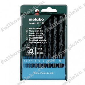 Набор сверл по металлу Metabo 627158000